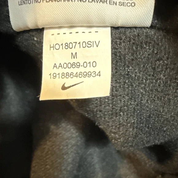 Nike Coat Jacket #AA0069-010 Boys Size Medium Black & Gray - Picture 6 of 6